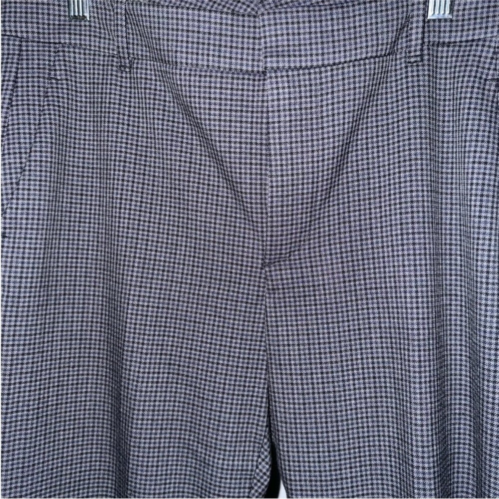 Zara Woman Gray Checkered Pants